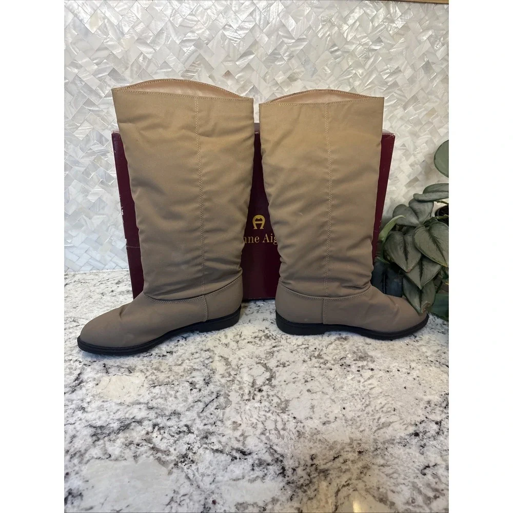 Etienne Aigner Storm 2 Women Winter Boots Taupe Size‎ 6M with box